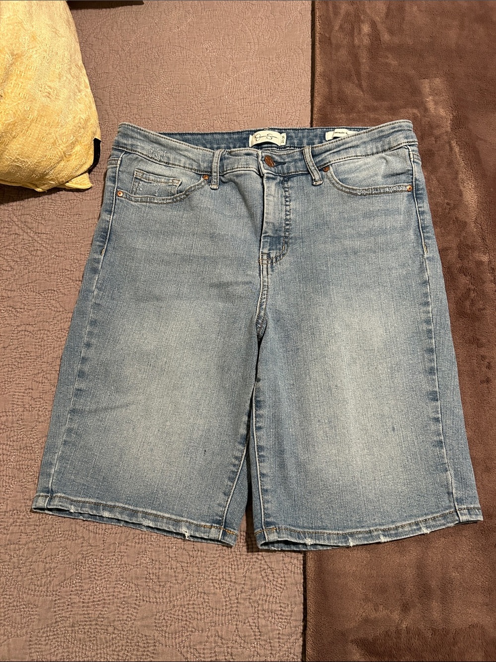 Jessica Simpson denim Bermuda shorts 10/30